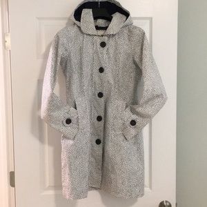 Hatley Women’s Navy & White Polka Dot Raincoat
